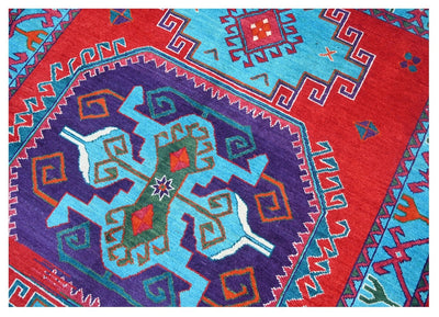 Tappeto Kazak Classico, Multicolore, fatto a mano, 207x151cm - CarpetLiving