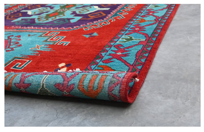 Tappeto Kazak Classico, Multicolore, fatto a mano, 207x151cm - CarpetLiving