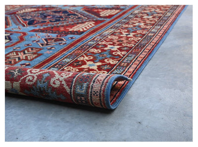Tappeto Kazak Classico, Multicolore, fatto a mano, 198x149cm - CarpetLiving