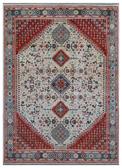 Tappeto Kazak Classico, Multicolore, fatto a mano, 209x147cm - CarpetLiving