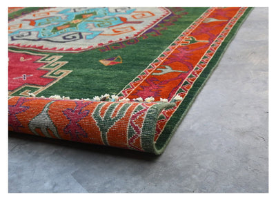 Tappeto Kazak Classico, Multicolore, fatto a mano, 202x146cm - CarpetLiving