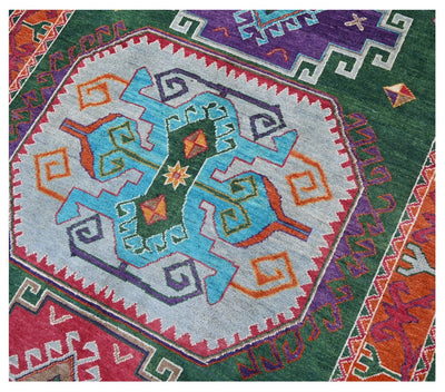 Tappeto Kazak Classico, Multicolore, fatto a mano, 201x145cm - CarpetLiving