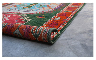 Tappeto Kazak Classico, Multicolore, fatto a mano, 201x145cm - CarpetLiving