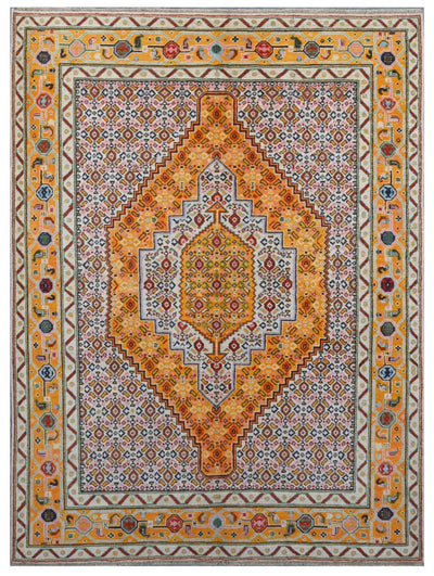 Tappeto Kazak Classico, Multicolore, fatto a mano, 203x146cm - CarpetLiving