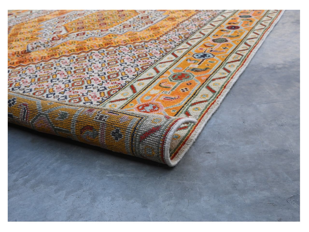 Classic Kazak carpet, Multi, handmade, 203x146cm