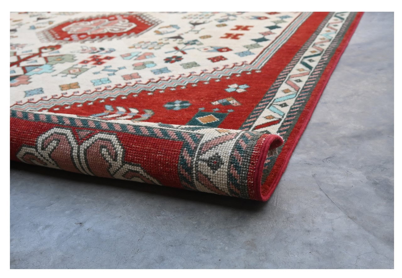 Classic Kazak carpet, Multi, handmade, 199x156cm