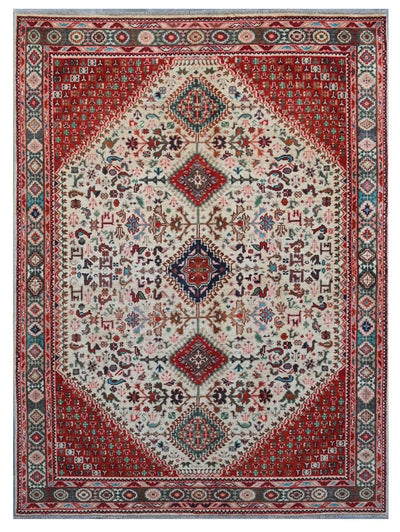 Tappeto Kazak Classico, Multicolore, fatto a mano, 201x147cm - CarpetLiving