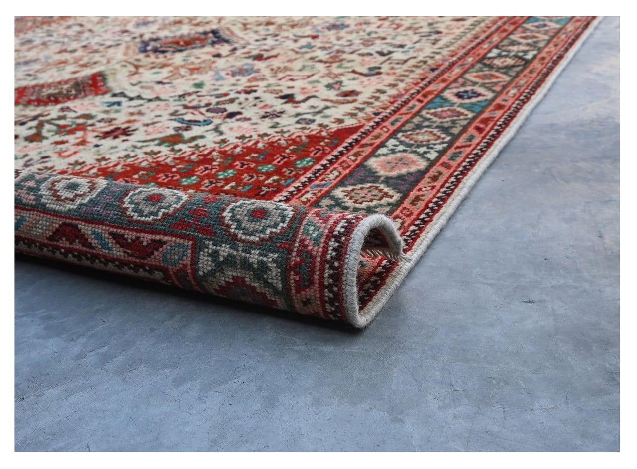Classic Kazak carpet, Multi, handmade, 201x147cm