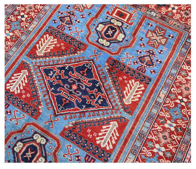 Tappeto Kazak Classico, Multicolore, fatto a mano, 198x151cm - CarpetLiving
