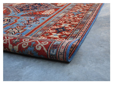 Tappeto Kazak Classico, Multicolore, fatto a mano, 198x151cm - CarpetLiving