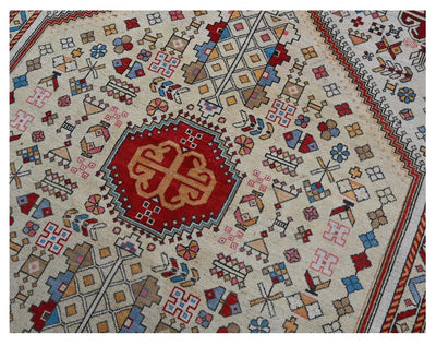Tappeto Kazak Classico, Multicolore, fatto a mano, 211x160cm - CarpetLiving