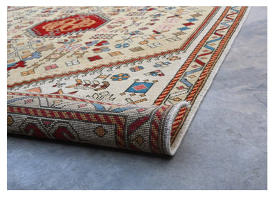 Tappeto Kazak Classico, Multicolore, fatto a mano, 211x160cm - CarpetLiving
