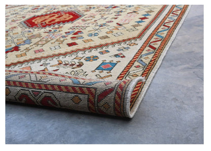 Tappeto Kazak Classico, Multicolore, fatto a mano, 211x160cm
