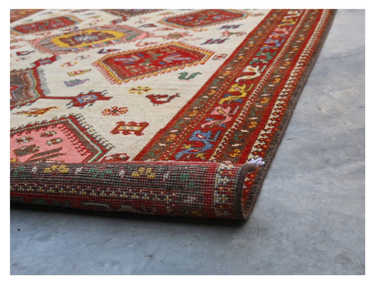 Classic Kazak carpet, Multi, handmade, 199x153cm
