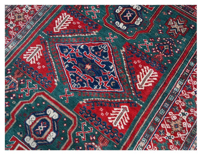 Tappeto Kazak Classico, Multicolore, fatto a mano, 201x150cm - CarpetLiving