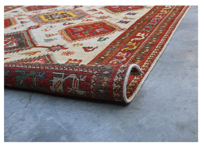 Tappeto Kazak Classico, Multicolore, fatto a mano, 196x156cm - CarpetLiving