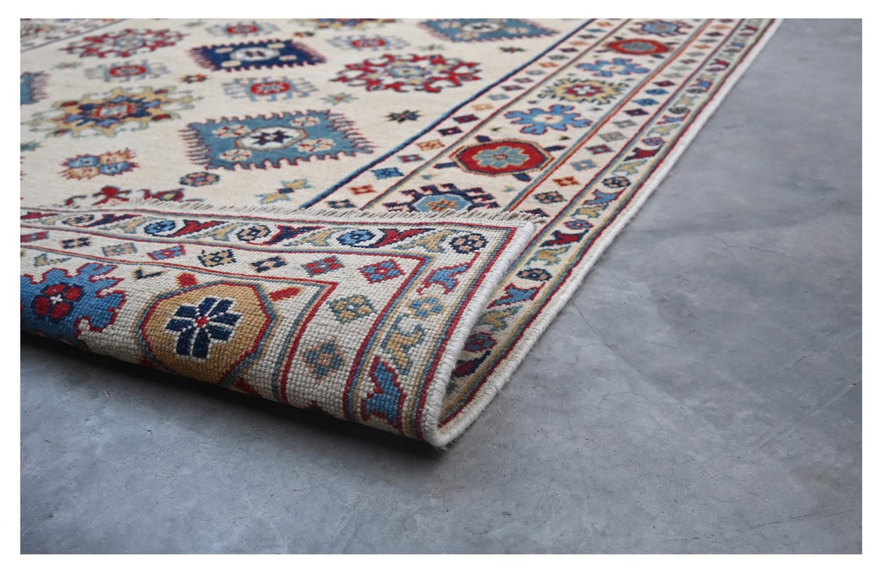 Classic Kazak carpet, Multi, handmade, 204x145cm