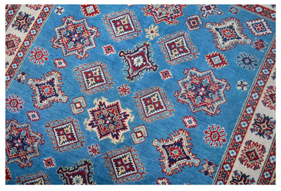 Tappeto Kazak Classico, Multicolore, fatto a mano, 202x155cm - CarpetLiving