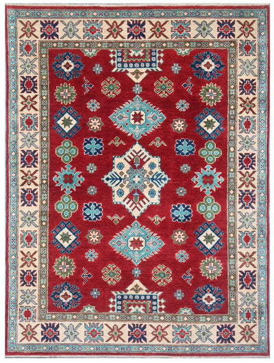 Tappeto Kazak Classico, Multicolore, fatto a mano, 202x149cm - CarpetLiving