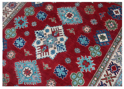 Tappeto Kazak Classico, Multicolore, fatto a mano, 202x149cm - CarpetLiving