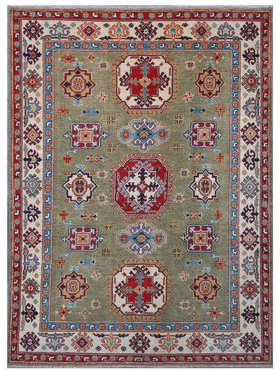 Tappeto Kazak Classico, Multicolore, fatto a mano, 202x151cm - CarpetLiving
