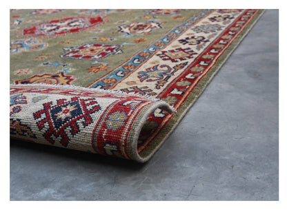 Tappeto Kazak Classico, Multicolore, fatto a mano, 202x151cm
