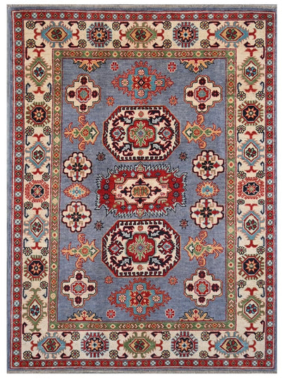 Tappeto Kazak Classico, Multicolore, fatto a mano, 201x147cm - CarpetLiving