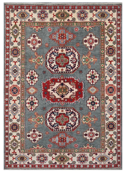 Tappeto Kazak Classico, Multicolore, fatto a mano, 203x144cm - CarpetLiving