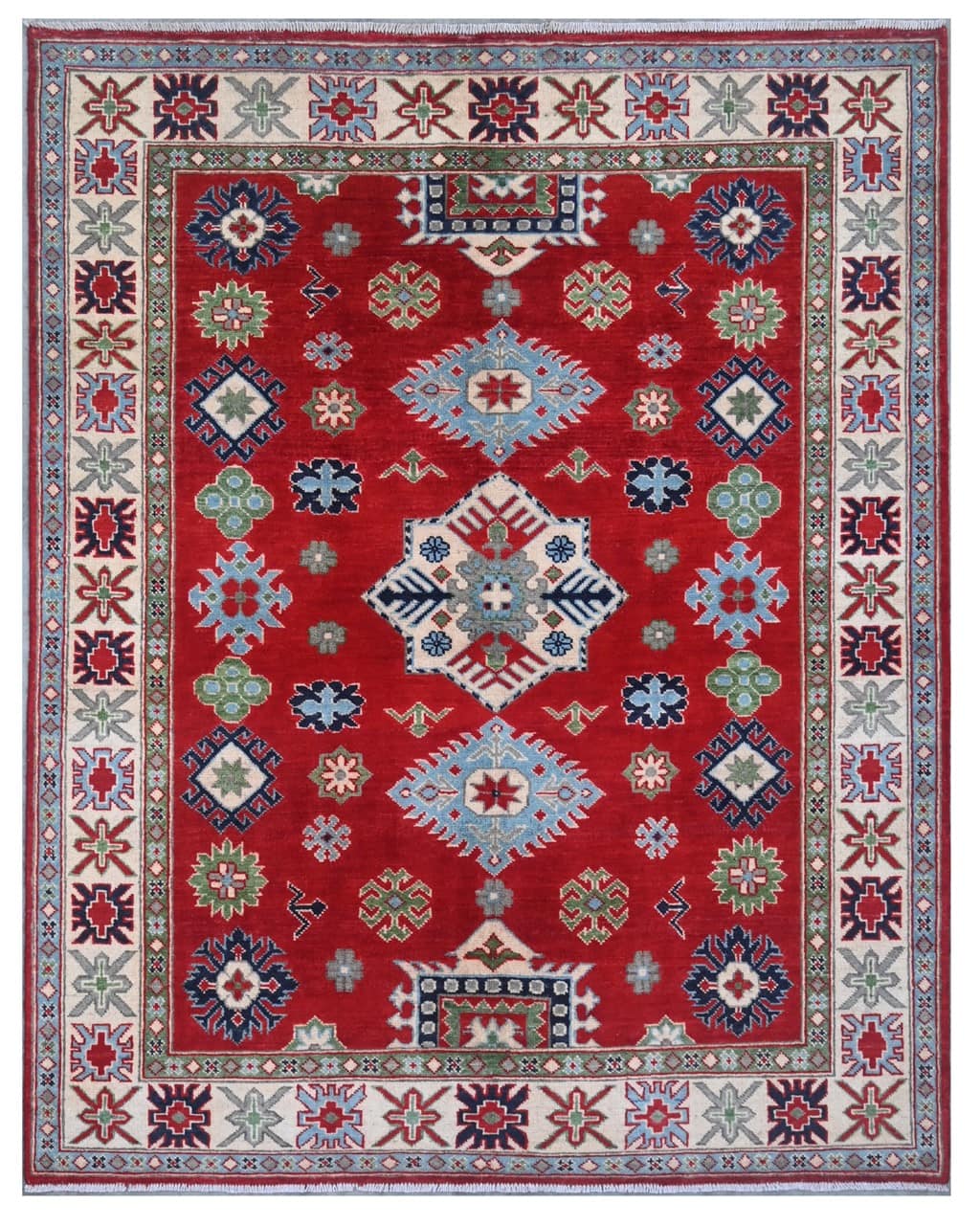 Classic Kazak carpet, Multi, handmade, 192x151cm
