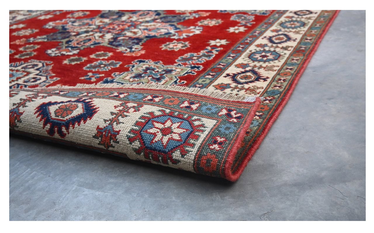 Classic Kazak carpet, Multi, handmade, 198x153cm