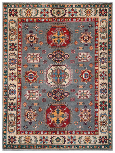 Tappeto Kazak Classico, Multicolore, fatto a mano, 198x149cm - CarpetLiving