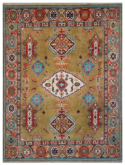 Tappeto Kazak Classico, Multicolore, fatto a mano, 197x149cm - CarpetLiving