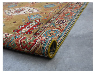 Tappeto Kazak Classico, Multicolore, fatto a mano, 197x149cm - CarpetLiving