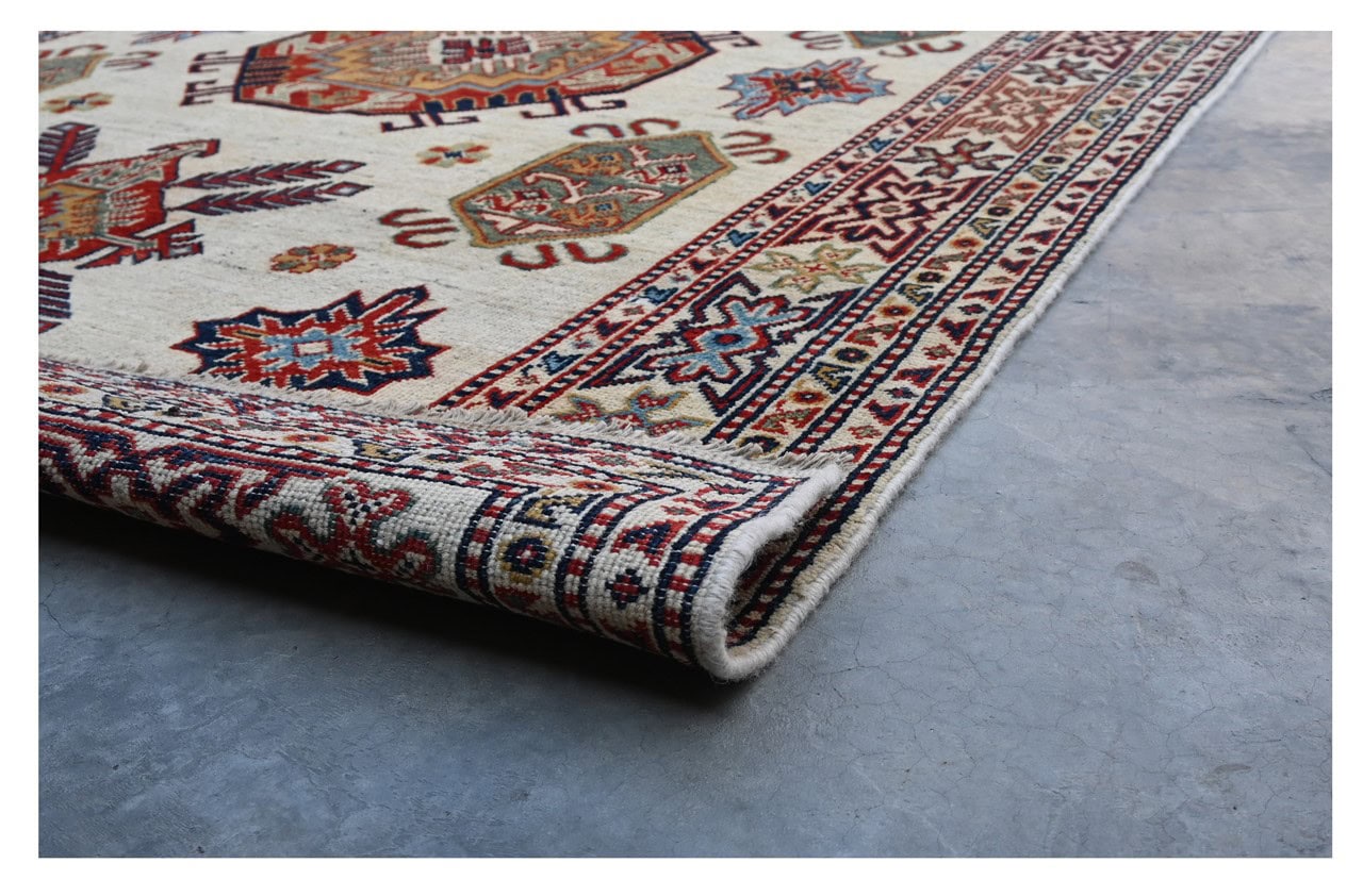 Classic Kazak carpet, Multi, handmade, 218x145cm