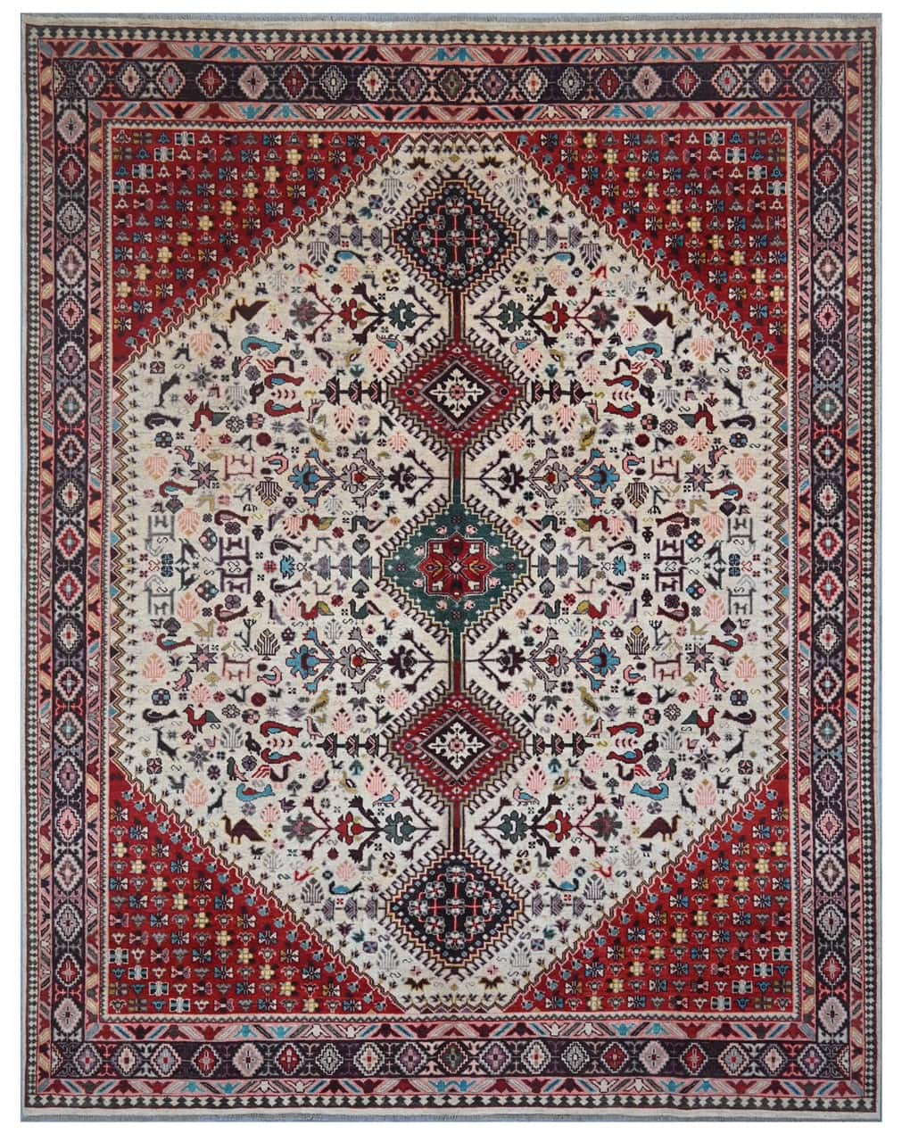 Classic Kazak carpet, Multi, handmade, 305x238cm