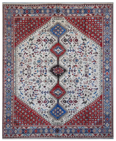 Tappeto Kazak Classico, Multicolore, fatto a mano, 303x250cm - CarpetLiving