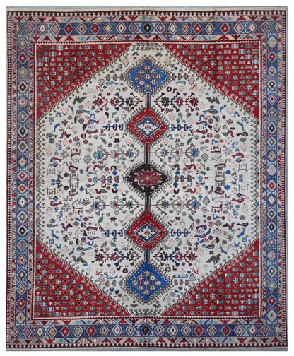 Tappeto Kazak Classico, Multicolore, fatto a mano, 303x250cm