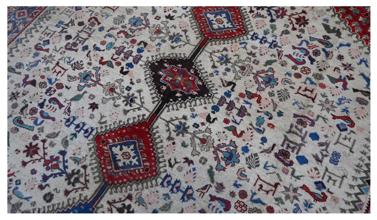 Tappeto Kazak Classico, Multicolore, fatto a mano, 303x250cm