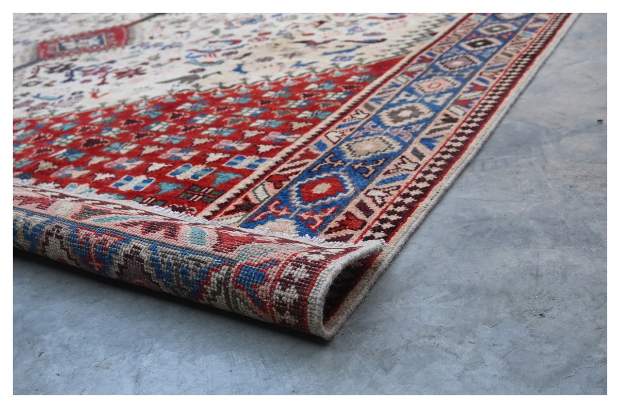 Tappeto Kazak Classico, Multicolore, fatto a mano, 303x250cm