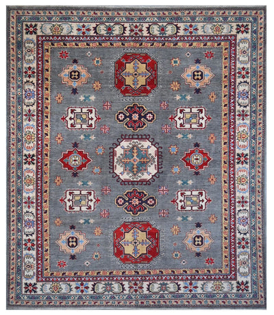 Classic Kazak carpet, Multi, handmade, 296x248cm