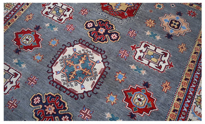 Classic Kazak carpet, Multi, handmade, 296x248cm
