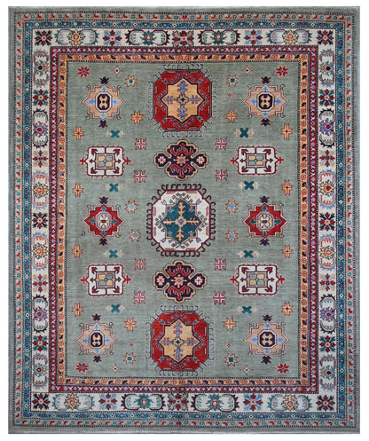 Tappeto Kazak Classico, Multicolore, fatto a mano, 297x245cm