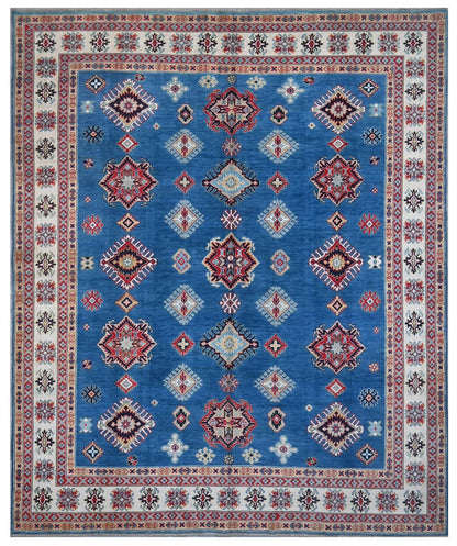 Classic Kazak carpet, Multi, handmade, 300x249cm