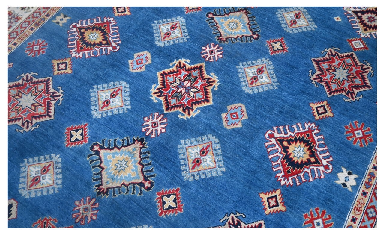 Classic Kazak carpet, Multi, handmade, 300x249cm