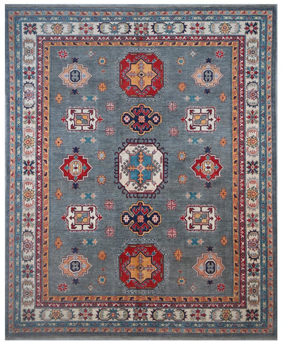 Tappeto Kazak Classico, Multicolore, fatto a mano, 301x249cm - CarpetLiving