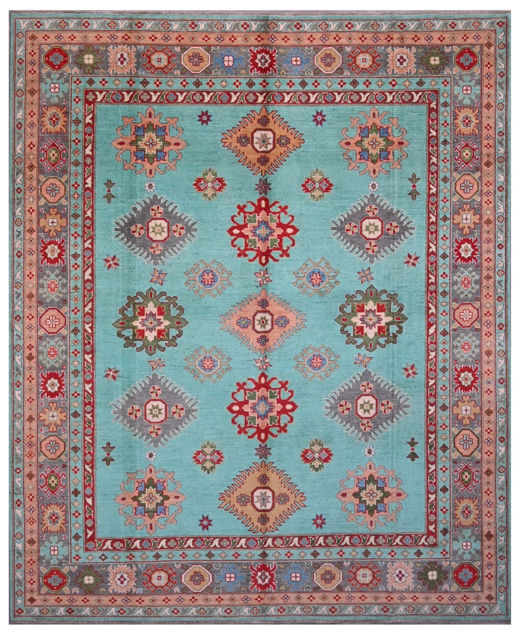 Classic Kazak carpet, Multi, handmade, 305x245cm