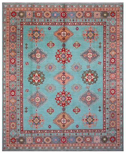 Tappeto Kazak Classico, Multicolore, fatto a mano, 305x245cm