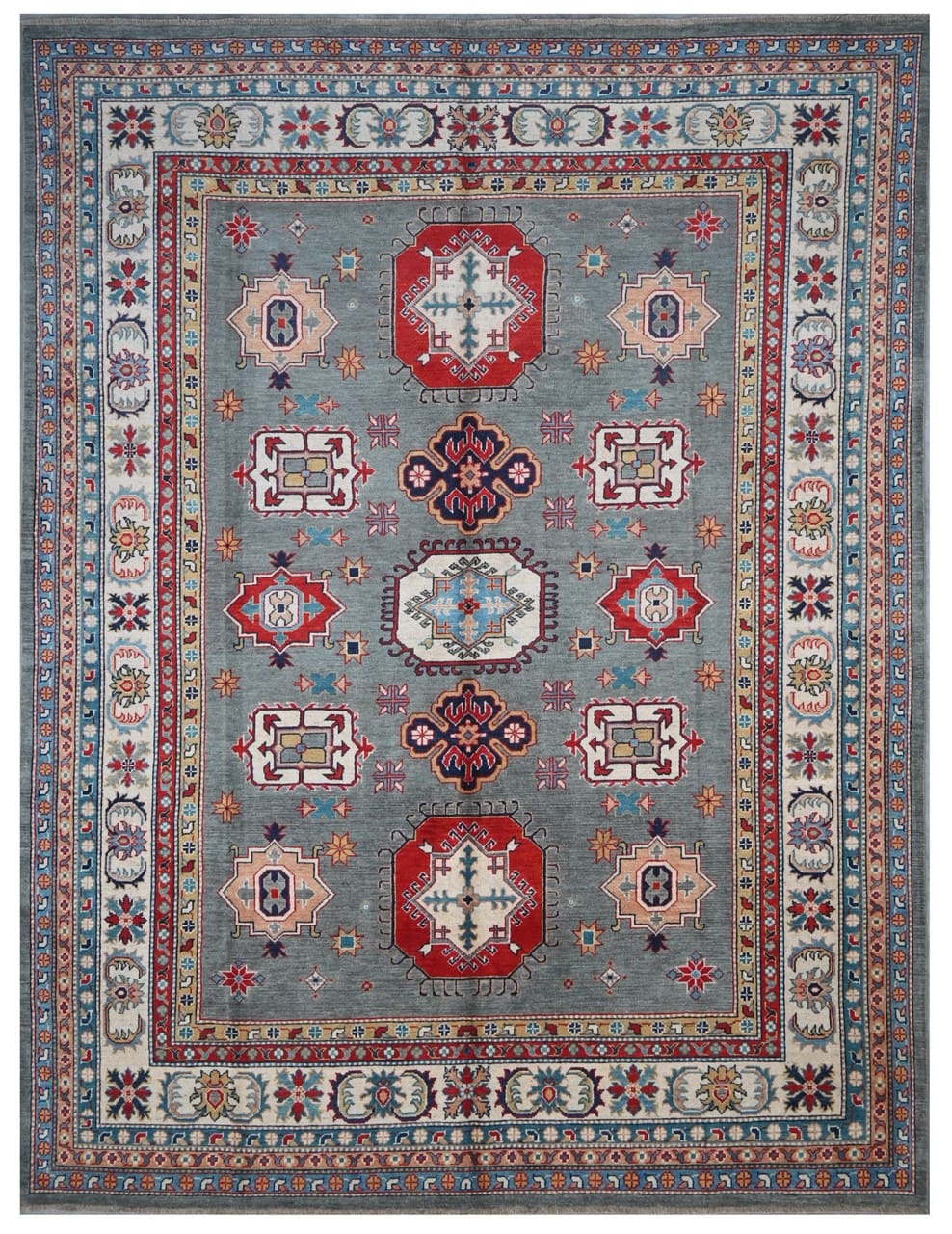 Classic Kazak carpet, Multi, handmade, 310x241cm