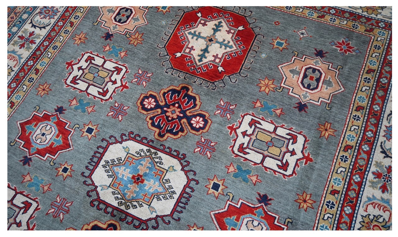 Classic Kazak carpet, Multi, handmade, 310x241cm