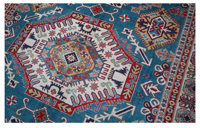 Tappeto Kazak Classico, Multicolore, fatto a mano, 301x246cm - CarpetLiving